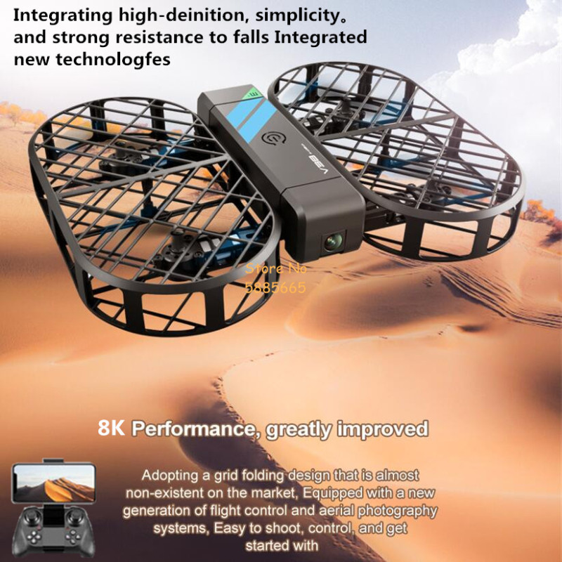 Drone Controller Screen - Câmera HD 8K 360 ° Proteção