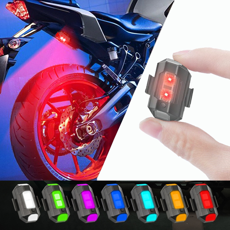 4x Luz de Advertência LED RGB  - Drone Strobe Light avaliação e preço